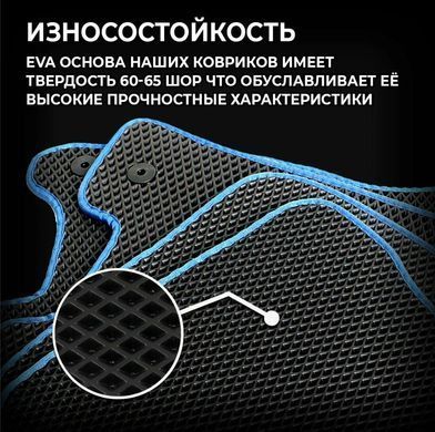 Купить Коврики в салон EVA для Skoda SuperB 2008-2015 с подпятником Серые 5 шт 68085 Коврики для Skoda