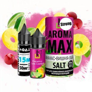 Купить Жидкость Самозамес Flavorlab Aroma MAX 30мл 50мг Pineapple Cherry Lime Ананас Вишня Лайм 79865 Жидкости FL