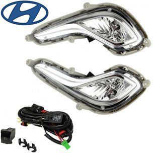 Купить Противотуманные фары для Hyundai Accent Solaris 2010-2015 12V 27W (HY-485W) 81533 Противотуманные фары модельные Иномарка
