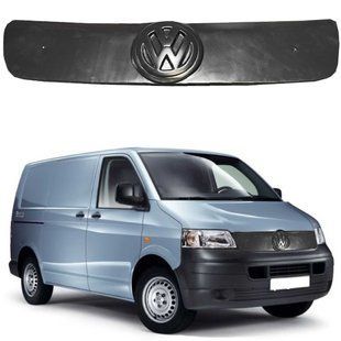 Купити Зимова накладка на решітку радіатора Volkswagen T5 2004-2010 Гладка (AutoElement) 82654 Зимові накладки на решітку радіатора