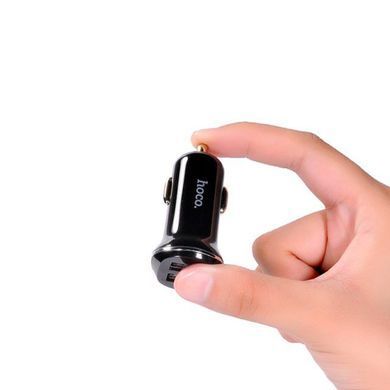 Купить Автомобильное зарядное устройство HOCO Z1 (2USB 2.1A) Черный (Оригинал) 58043 Зарядное устройство - USB Адаптеры - Разветвители - FM Модуляторы