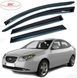 Купити Дефлектори вікон вітровики HIC для Hyundai Elantra 2006-2011 Оригінал (HY19) 43470 Дефлектори вікон Hyundai - 1 фото из 4