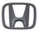 Купити Емблема решітки задня для Honda матова Чорна 108х90 мм Пластик (на скотчі та 2 вусики) (Завод) 88557 Емблеми на іномарки - 1 фото из 3