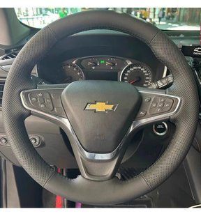 Купить Чехол Оплетка Руля для Chevrolet Cruze/Malibu/Equinox 2016-2020 Кожа (Модельная Выкройка) №14 100999 Оплетки на Руль