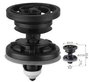 Купить Клипса крепления Внутренняя отделка двери Audi A4 Seat Skoda VW 7L6868243 (C1249) 73250 Фиксатор дверного типа