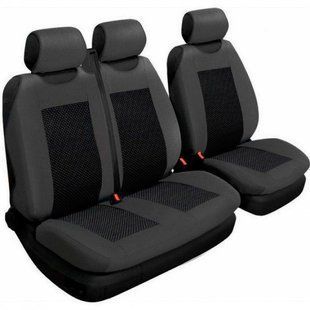 Купити Чохли для сидінь універсальні Beltex Comfort 2+1 тип B Графіт Темно-Сірі (BX54310) 60158  Майки для сидінь закриті