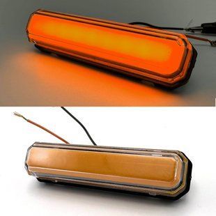 Купити LED Габарит Thoc Auto 85 х 20 мм 12/24V 9 діод Неоновий Помаранчевий (ТН-961) 1 шт 100335 Габаритні вогні