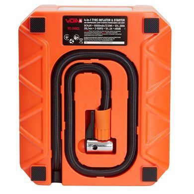Купити Автомобільний компресор Бустер Повербанк 4в1 14.8V 37.0wh 10000mAh Ліхтар (VC-345CL) 101358 Електричні автомобільні компресори