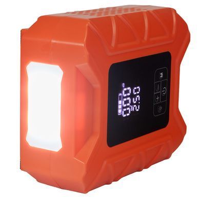 Купити Автомобільний компресор Бустер Повербанк 4в1 14.8V 37.0wh 10000mAh Ліхтар (VC-345CL) 101358 Електричні автомобільні компресори