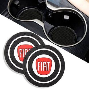 Купити Антискользящий коврик В Подстаканник Fiat ⌀7 см 2 шт 62995 Антиковзні килимки на торпеду