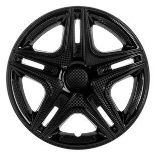 Купити Ковпак колеса Star Дакар R14 чорний карбон 4 шт 21738 14 (Star)