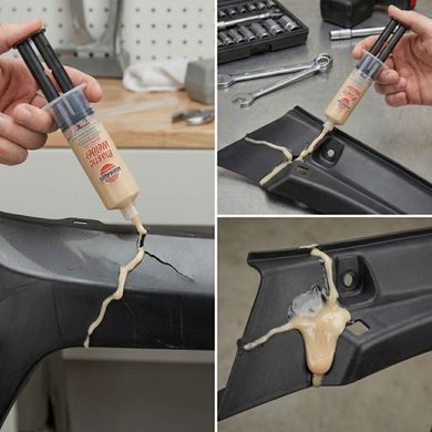 Купити Епоксидний клей Versachem Clear Epoxy Бежевий 25г 5 хв (47809) 100562 Холодні зварювання - Епоксидний клей