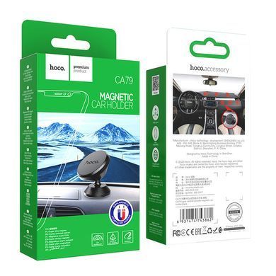 Купить Автодержатель для телефона магнитный HOCO CA79 Черный 40624 Автодержатель для телефона Магнитный на торпеду