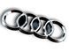Купить Эмблема руля Audi Хром 24х62 мм (на скотче) 90122 Эмблемы на иномарки - 1 фото из 3