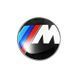 Купити Емблема Bmw M Performance 73&ndash;74мм пластик+Метал (на 2 штифтах) OEM 51148219237 90360 Емблеми на іномарки - 1 фото из 2
