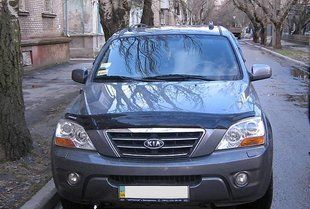 Купити Дефлектор капоту мухобійка для Kia Sorento 2003-2008 1038 Дефлектори капота Kia
