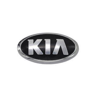Купить Эмблема Kia Хром Пластик (65х130 мм) на двухстороннем скотче ЭМ 171103 89564 Эмблемы на иномарки