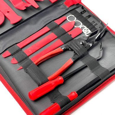 Купить Профессиональный набор для снятия обивки King STD 19 шт Оригинал (KS-019P) 57749 Наборы съемников для клипс и обшивки