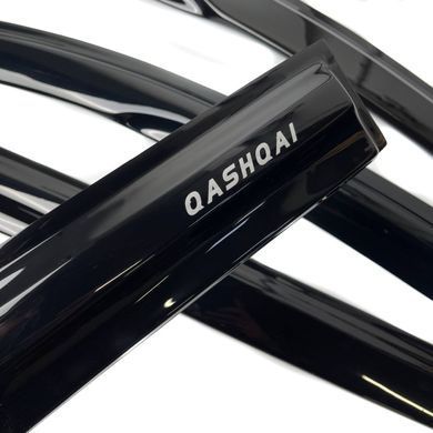 Купить Дефлекторы окон ветровики Acrylic для Nissan Qashqai 2007-2014 Гибкие 44608 Дефлекторы окон Nissan