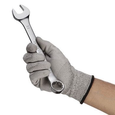Купити Ключ комбінований 22 мм CrV INTERTOOL HT-1222 78092 Гайкові ключі та Набори