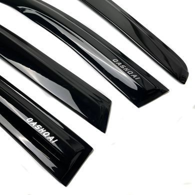 Купить Дефлекторы окон ветровики Acrylic для Nissan Qashqai 2007-2014 Гибкие 44608 Дефлекторы окон Nissan