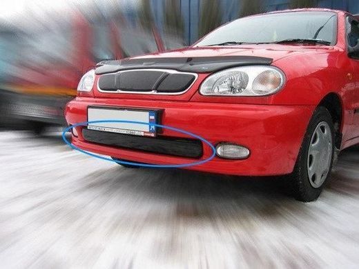 Купити Зимова Накладка На Daewoo Lanos Бампер FLY Глянець 9061 Зимові накладки на решітку радіатора