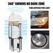 Купить Автолампы светодиодные LED 12V T10 0.5W (Стекло Круглое) Желтый Свет 1 шт 63473 Светодиоды - T10 без цоколя - 5 фото из 5
