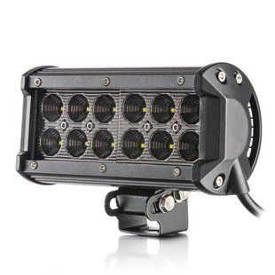 Купить Фара LED Балка Лидер 165x75x55 mm / 36W / 3W*12 / 10-30V / Дальний (D-36W Black) 40112 Балка LED