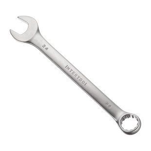Купити Ключ комбінований 24 мм&nbsp;CrV INTERTOOL HT-1224 78093 Гайкові ключі та Набори