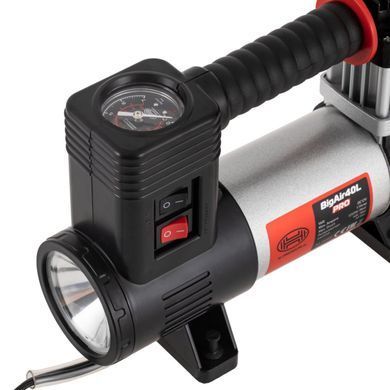 Купити Компресор HEYNER 12v / 190вт / 40л / 7атм / 14А (3 LED ліхтар) в сумці (237100) 33940 Електричні автомобільні компресори