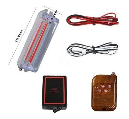 Купити Страбоскоп Світлодіодний 12-24V / LED 4 Шт / 12 Режимів / Синій (BS-1-4-6LED B) 42985 Мигалки - Стробоскопи