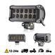 Купить Фара LED Балка Лидер 165x75x55 mm / 36W / 3W*12 / 10-30V / Дальний (D-36W Black) 40112 Балка LED - 2 фото из 4