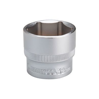 Купити Головка шестигранна 1/2", 32мм*44мм. INTERTOOL ET-2032 77811 Торцеві головки, шестигранники та зірки