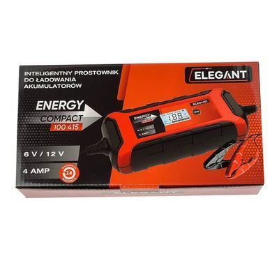 Купить Автоматическое импульсное зарядное устройство Elegant Compact 6-12 V / 4 А (EL 100 415) 57894 Преобразователи напряжения инверторы - Зарядные АКБ