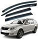 Купити Дефлектори вікон вітровики HIC для Skoda Octavia A5 2004-2014 Універсал Оригінал (SK12) 60247 Дефлектори вікон Skoda