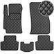 Купить Коврики в салон для Daewoo Lanos / Sens Экокожа Черные 5 шт (Rombus) 68375 Коврики для Daewoo