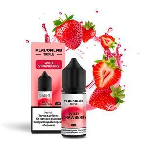 Купити Рідина Самозаміс Flavorlab Triple 30ml Wild Strawberry Дика полуниця 89824 Рідини FL