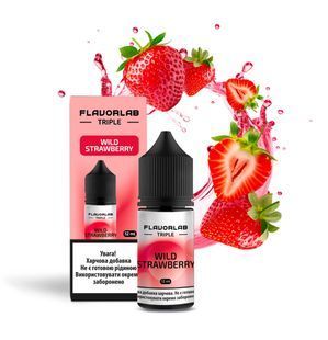 Купити Piдина Самозаміс Flavorlab Triple 30ml Wild Strawberry Дика полуниця 89824 Рідини FL