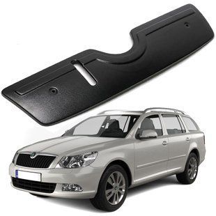 Купить Зимняя накладка на решетку радиатора Skoda Octavia A5 С 2010-2014 Матовая FLY 8124 Зимние накладки на решетку радиатора