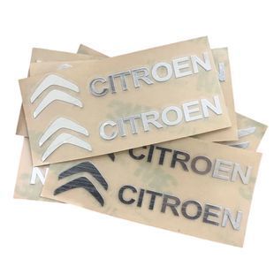 Купить Наклейка с логотипом Citroen металл, на клейкой ленте 1 шт (универсальная) 95240 Наклейки на автомобиль