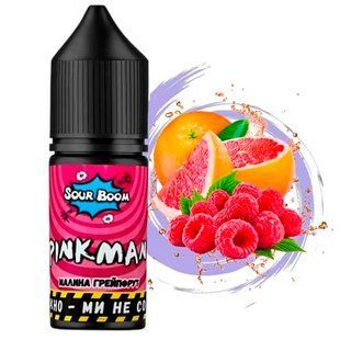 Купити Piдина Sour Boom від Chaser 15 ml 50 mg Pinkman (Малина Грейпфрут) 67325 Рідини від CH