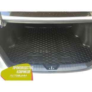 Купить Автомобильный коврик в багажник Kia Rio 2015- Sedan / Резиновый (Avto-Gumm) 28380 Коврики для KIA