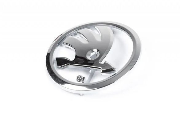 Купити Емблема Skoda (Хром) d=90 мм 3V0853621A 90035 Емблеми на іномарки