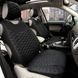 Купити Автомобільні чохли для передніх сидінь Cayman Grey Model S Чорно - сірі 10106  Майки для сидінь закриті - 1 фото из 2