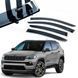 Купити Дефлектори вікон вітровики HIC для Jeep Compass (MP) 2017-(CHR76) 36337 Дефлектори вікон Jeep - 1 фото из 6