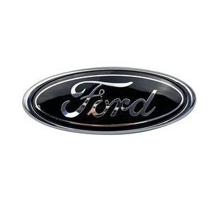 Купити Емблема задня Ford чорна срібло 175х74 мм метал (на скотчі) 94792 Емблеми на іномарки