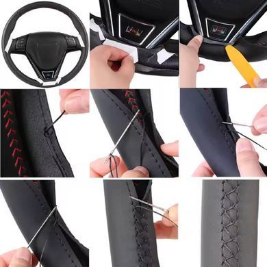 Купить Чехол Оплетка Руля для Volkswagen Passat B5 / Golf 4 / Fabia I 1996-2005 Кожа (Модельная Выкройка) 101055 Оплетки на Руль
