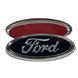 Купити Емблема задня Ford чорна срібло 175х74 мм метал (на скотчі) 94792 Емблеми на іномарки - 2 фото из 2