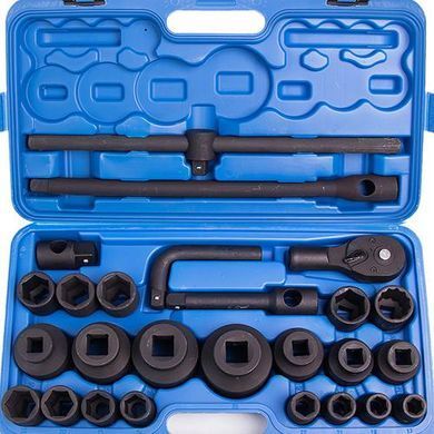 Купить Набор головок ударных Alloid 3/4" (17-50 мм) 1" (55-65 мм) 26 шт (ГУ-6026K) 86201 Наборы инструментов