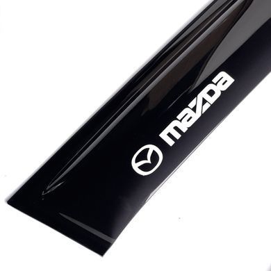 Купити Дефлектори вікон вітровики Mazda 3 2013-2019 Седан Хечбек Скотч 3M (Voron Glass) VM20411 96483 Дефлектори вікон Mazda